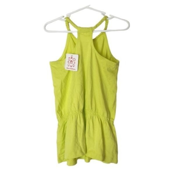 Hanna Andersson Green Tank Top Racerback Peplum size 100 4 Years NWT - Picture 6 of 6